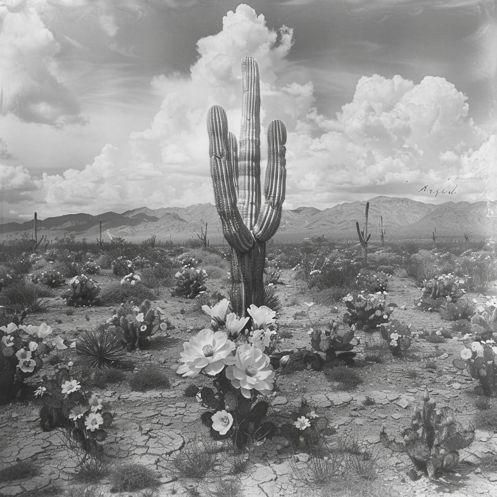 desert  black  white  cactus  plants  technicolor  flora  fauna  nature  photograph 1036452