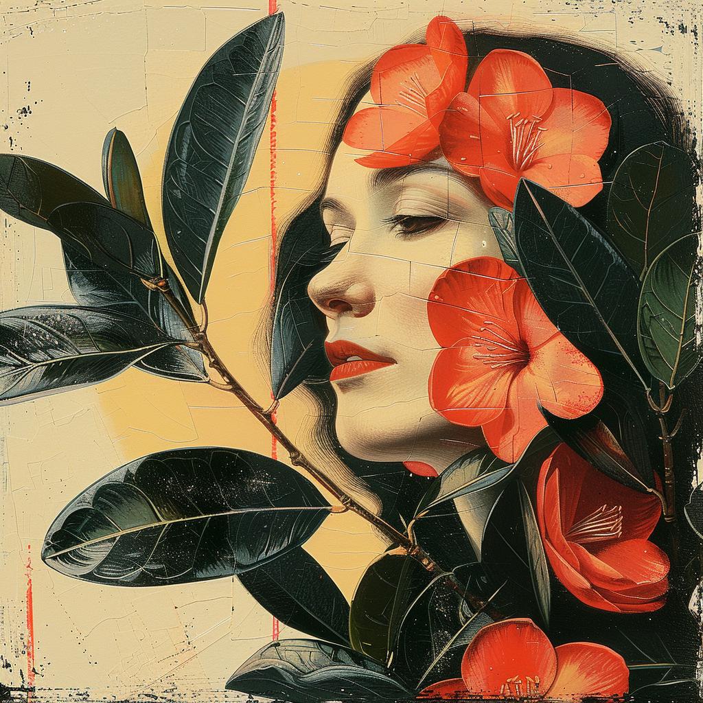 woman  flowers  face  portrait  colorful  artistic  figurative  beautiful  emotive  natural 963816
