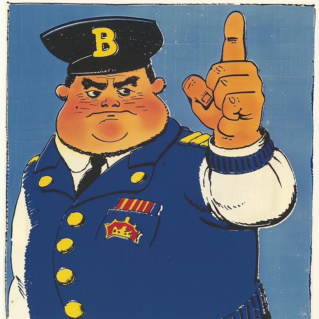 police  cartoon  gesture  character  illustration  defiance  humor  satire  middle finger  authority 940193