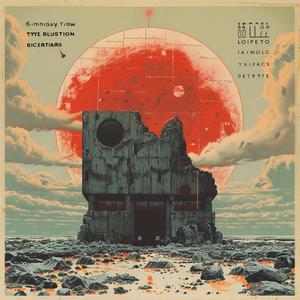 Tycho  album  art  futuristic  lair  clouds  minimalism  abstract  red  sun 1040512