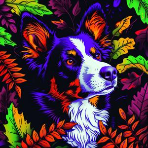 dog  border  collie  forest  colorful  leaves  pet  nature  portrait  animal 1072396