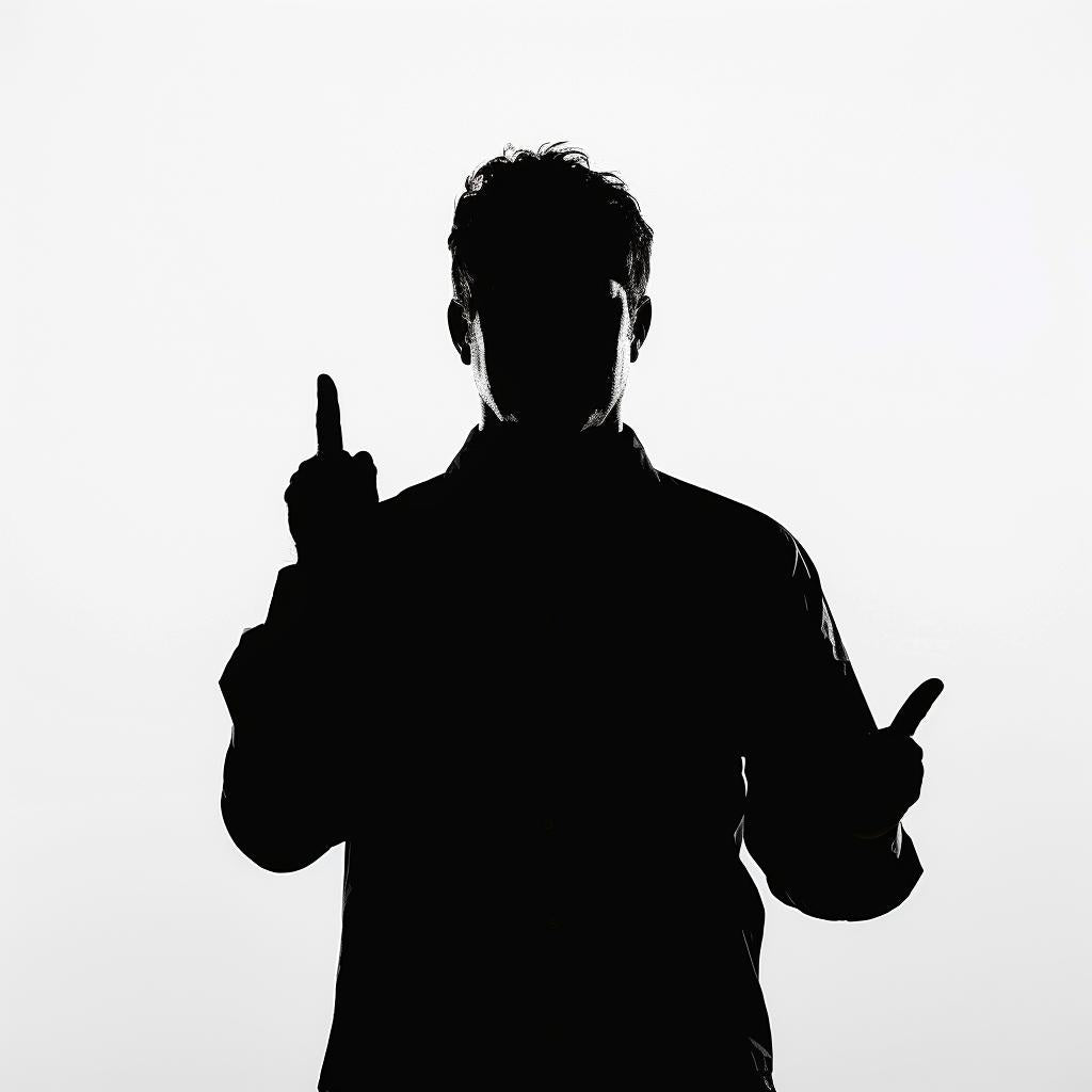 silhouette  man  ASL  illustration  black  white  hands  up  sign  symbol 954158