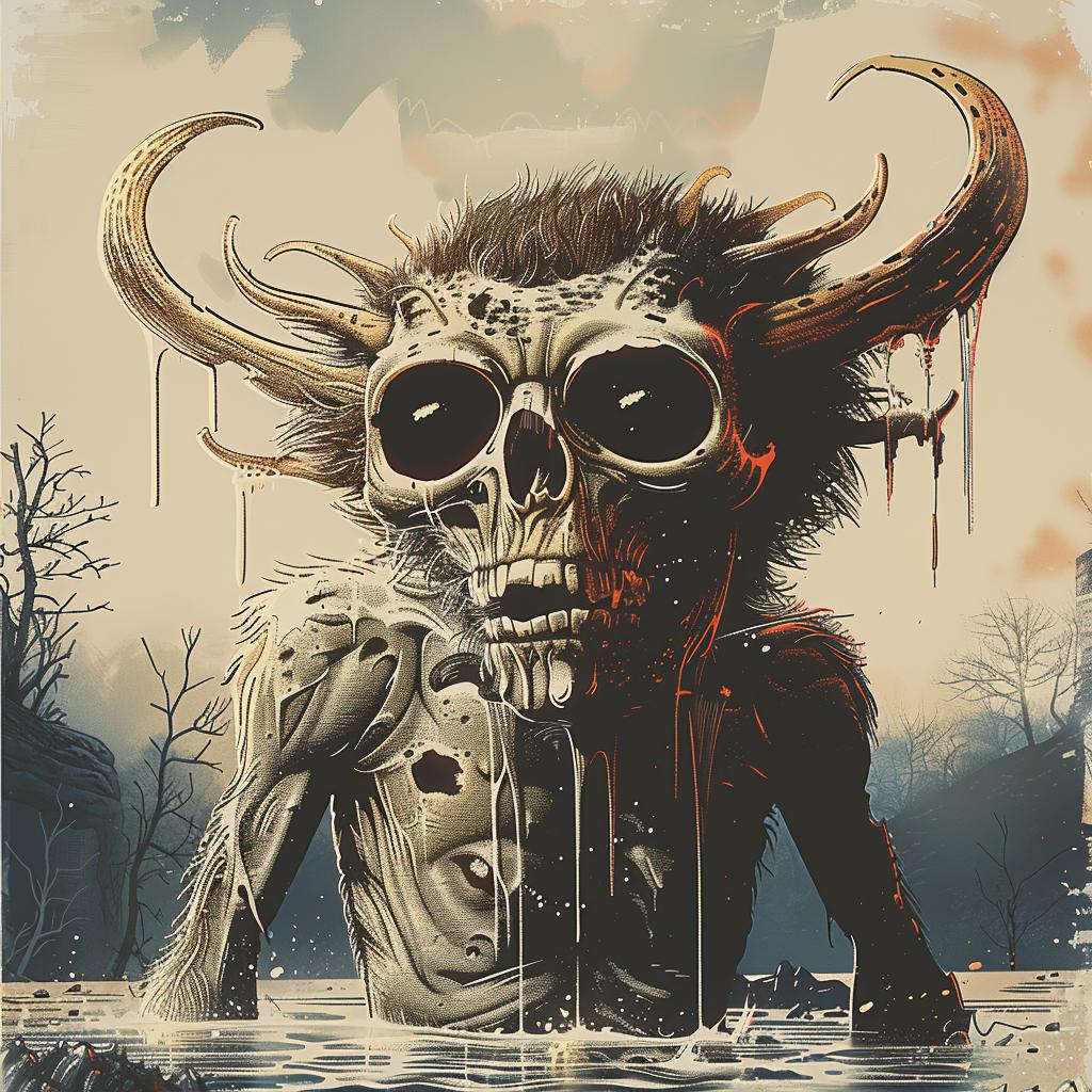 poster  skull  watery  face  graphic  illustration  design  art  colorful  visual 966621