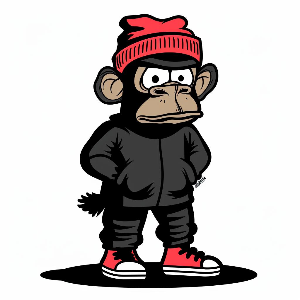 animal  streetwise  cartoon  aggressive  minimal  hat  jacket  urban  character  style 956175