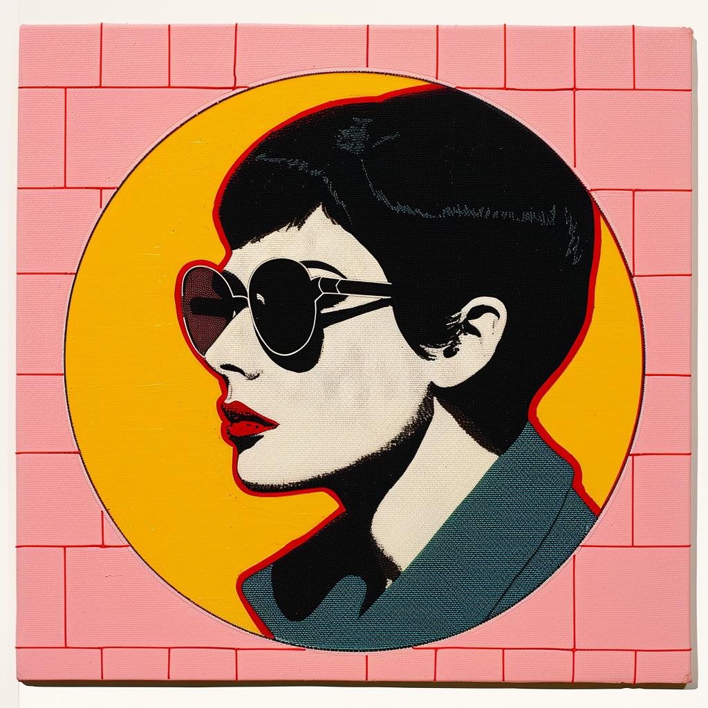 surreal  album  cover  woman  sunglasses  pink  painting  creative  Joan  Cornella 1018796