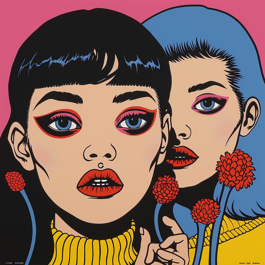 poster  Japanese  horror  Junji  Ito  women  blue  eyes  red  lips 1022590