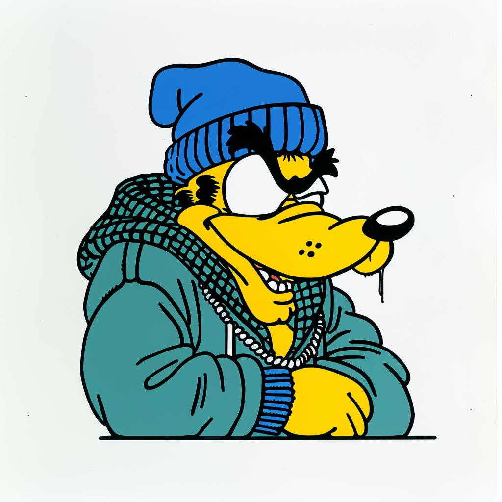 aggressive  animal  anthropomorphic  street  culture  minimal  blue  yellow  animation  art 958938
