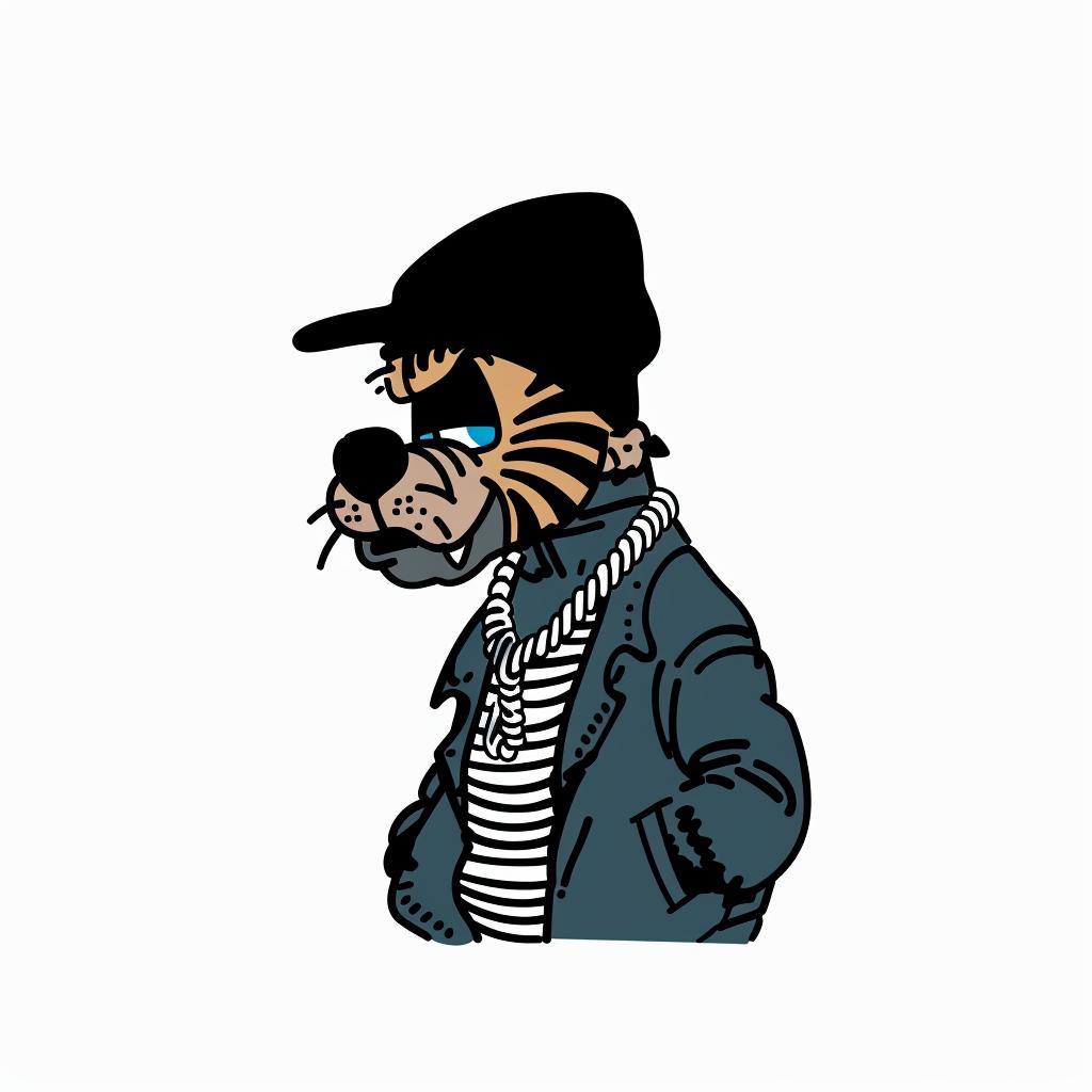 aggressive  streetwise  anthropomorphic  zebra  knit cap  street culture  cartoon  urban  fashion  playful 958750