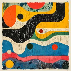 surreal  blockprint  JackKirby  EtelAdnan  abstract  design  colorful  pattern  art  Creative 1062721