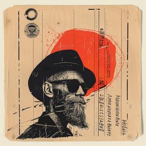 man  beard  hat  ink  illustration  artwork  graphic  stylized  portrait  vintage 1066905