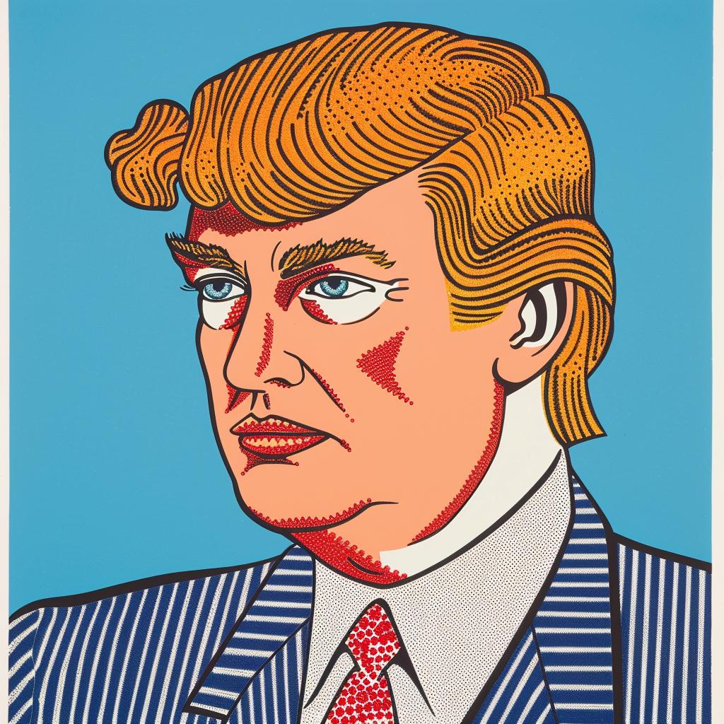 Trump  portrait  man  art  person  figure  suit  style  visual  expression 962515