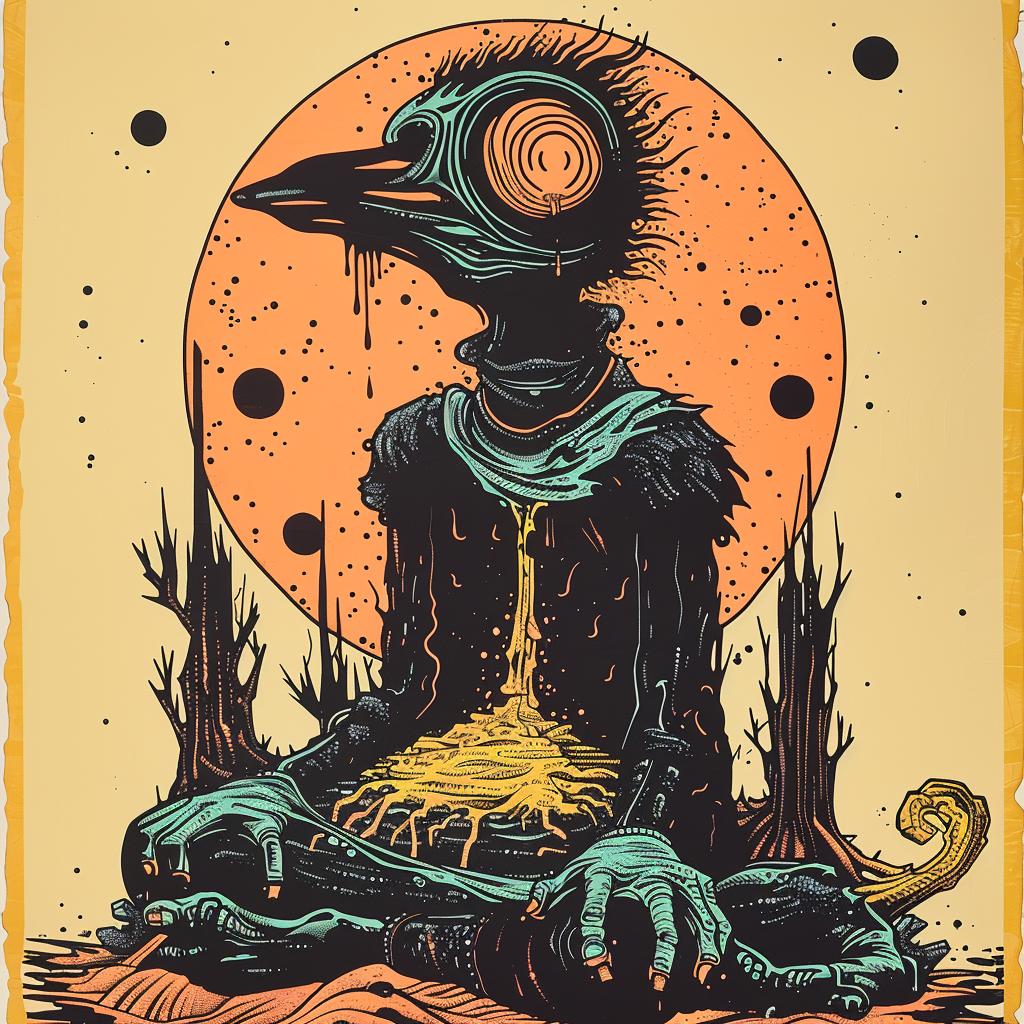 bird  rock  poster  dark  arts  occult  spiritual  nature  Bachalo  illustration 926299