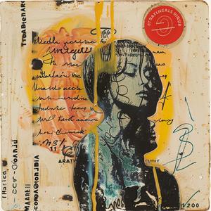 encaustic  painting  woman  face  art  colorful  abstract  mixed  media  creative 1064496