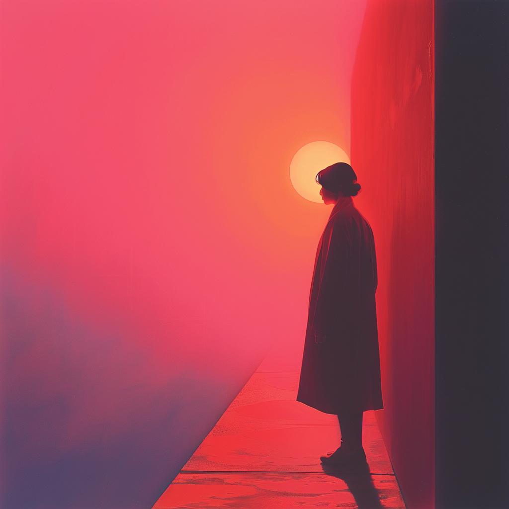 surreal  neon  lights  album  cover  creative  sun  wall  shadow  art 962614