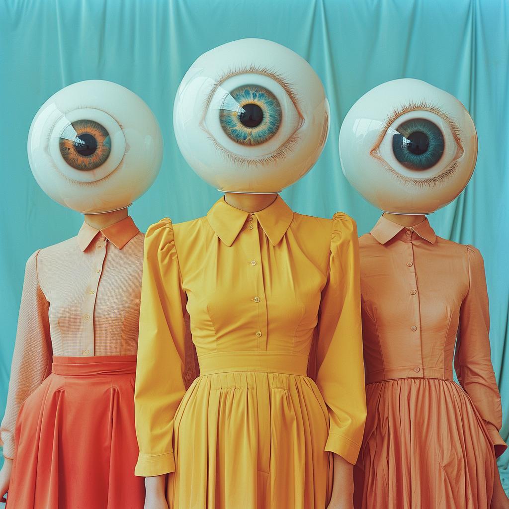 editorial  fashion  models  eyeball  Joan  Cornella  masks  dresses  surreal  style 977616