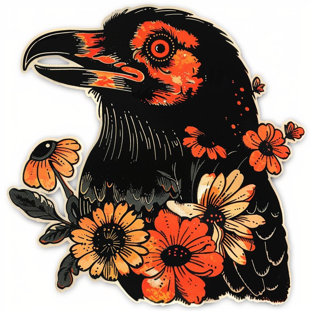 bird  flowers  tattoo  sticker  illustration  flash  art  graphic  nature  colorful 927468