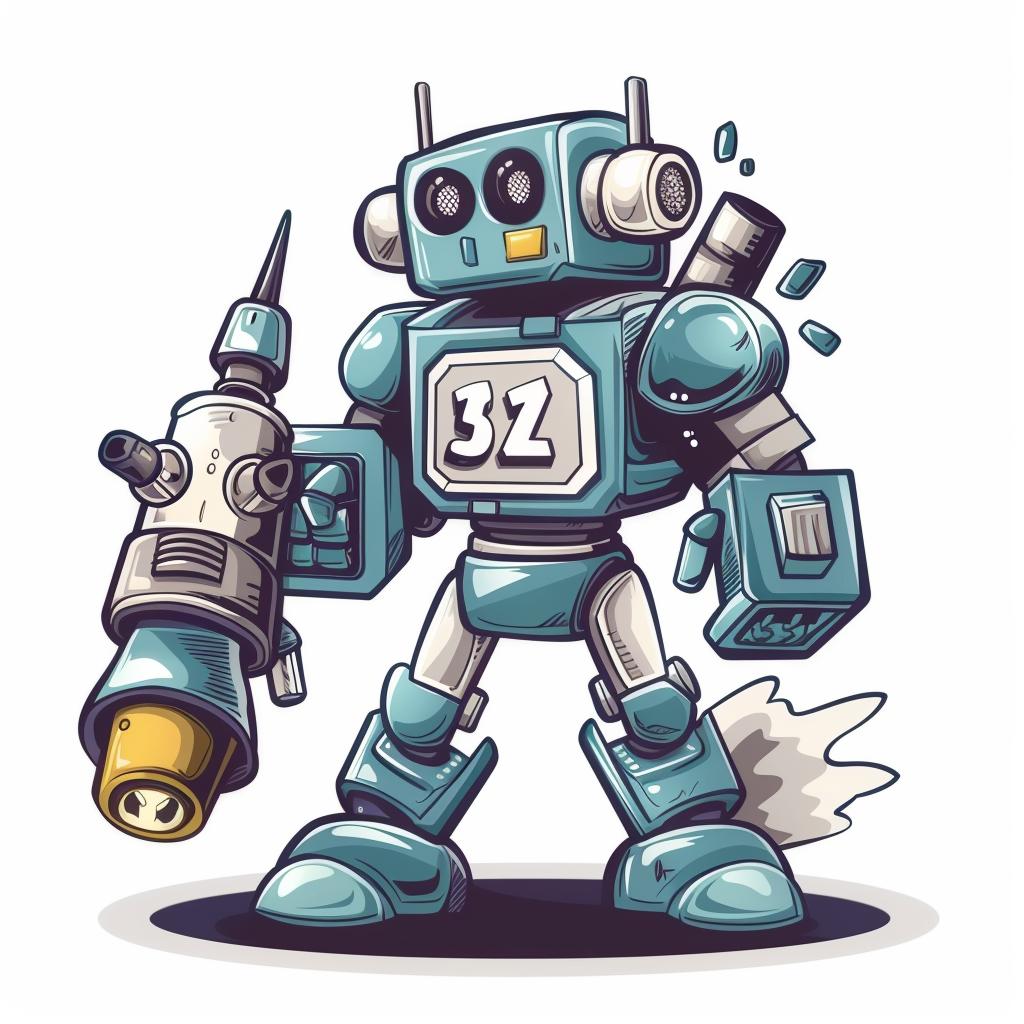 robot  cannon  cartoon  gun  white  background  cyborg  futuristic  character  art 943941