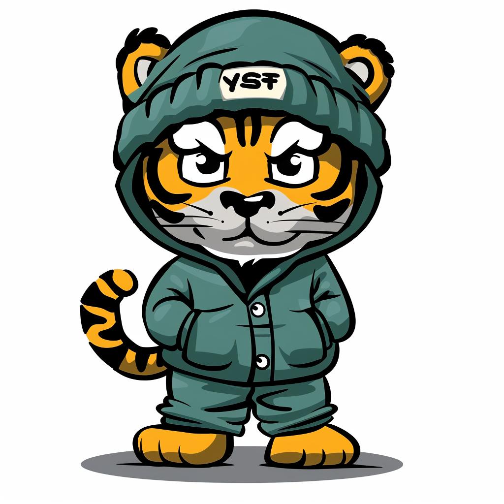 cute  adorable  streetwise  tiger  kawaii  cap  minimal  cartoon  hoodie  pants 955970