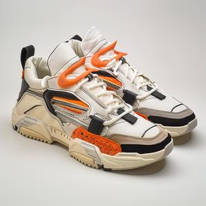 sneakers  white  orange  studio  photography  hybrid  footwear  fashion  modern  design 1038180