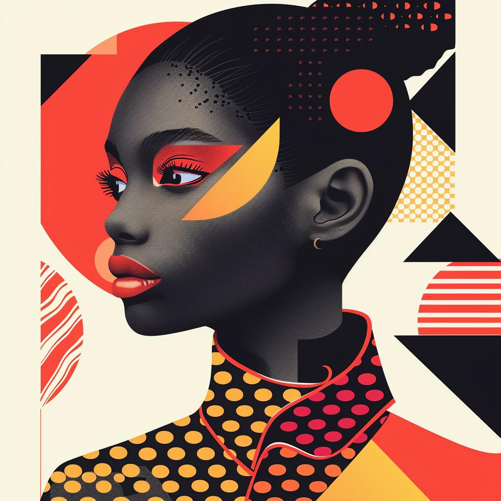 abstract  elegance  minimalist  portrait  geometric  colorful  contrast  modern  style  art 929139