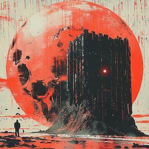 red  moon  person  illustration  art  design  fantasy  dramatic  surreal  visual 1040228