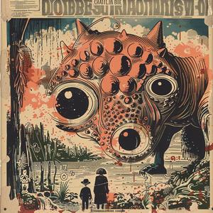 chromolithography  poster  movie  dune  monster  vintage  art  graphic  design  illustration 1051844