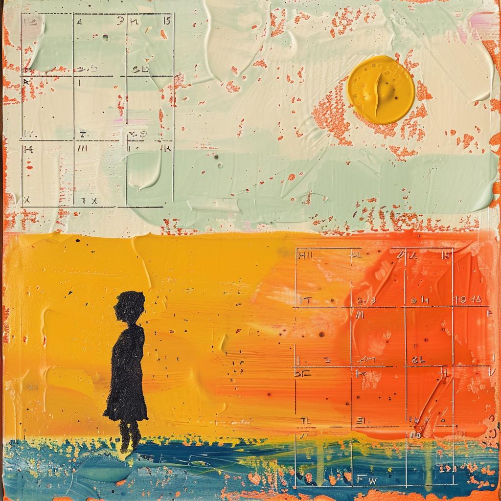 encaustic  painting  person  desert  texture  art  palette-knife  impasto  Joan  Cornella 1016130