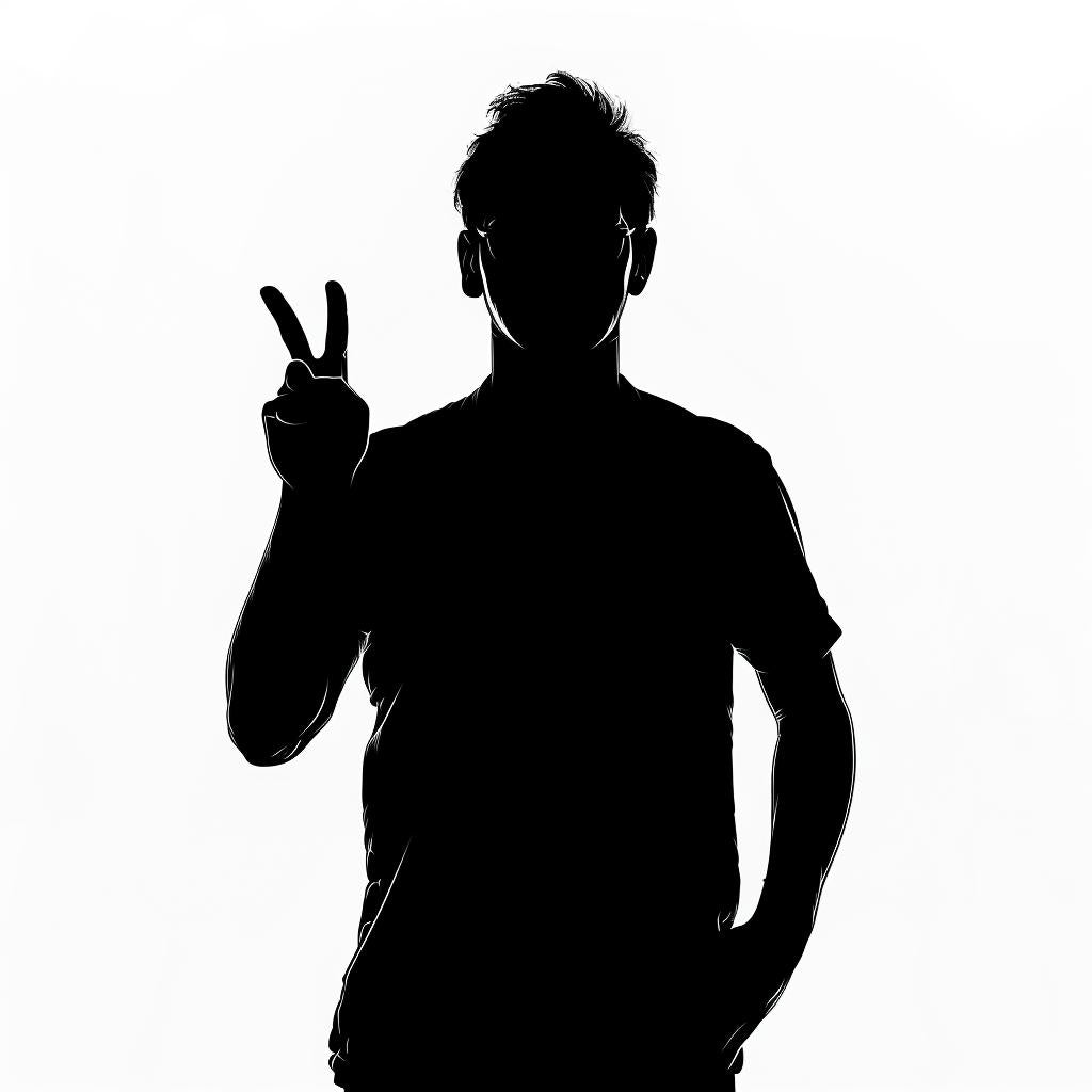 silhouette  man  peace  sign  language  illustration  black  gesture  portrait  minimal 954103