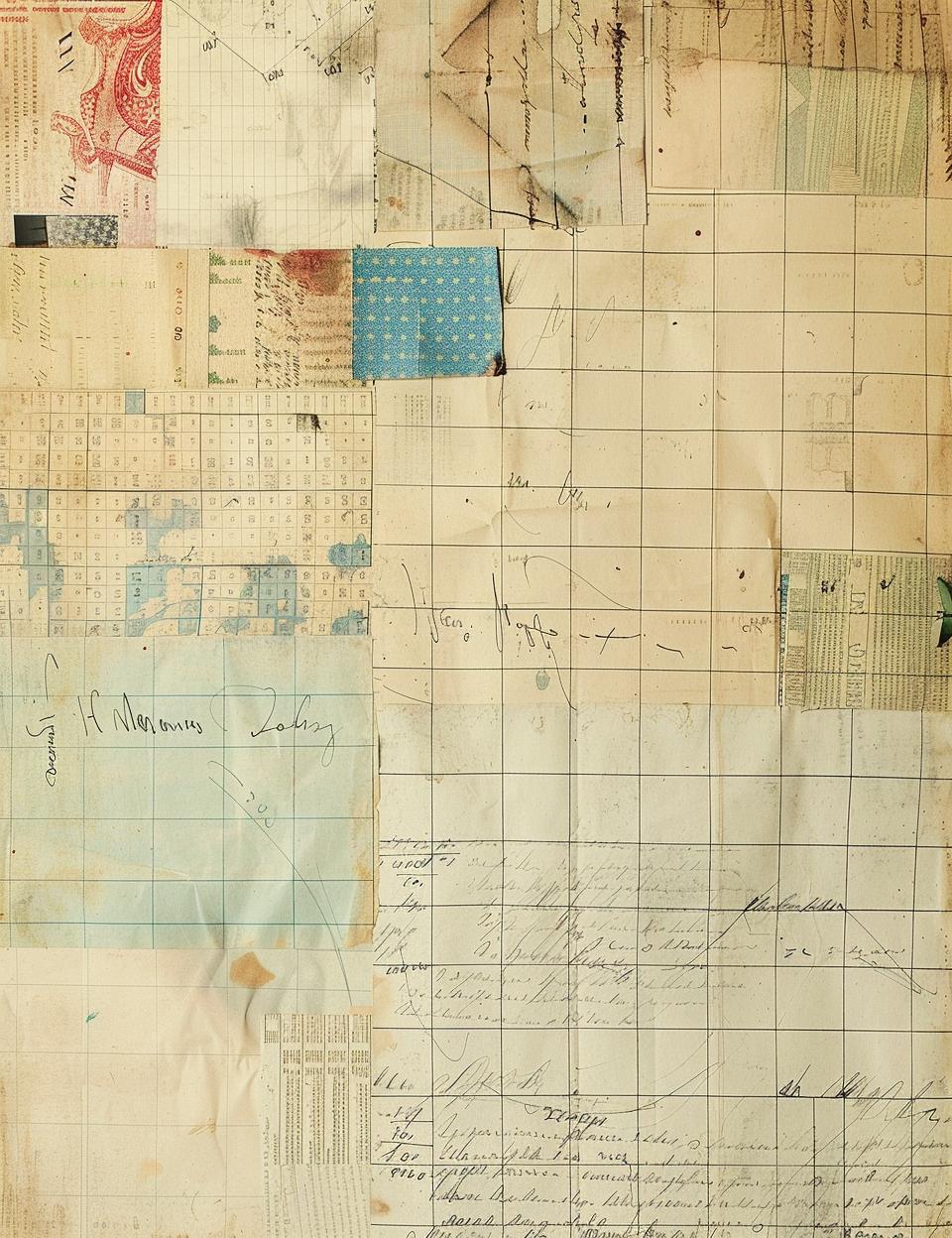 ledger  vintage  aged  paper  writing  faded  found  patchwork  homemade  text 962125