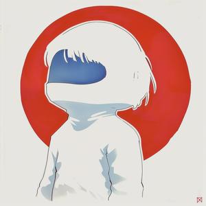 surreal  album  cover  person  white  red  suit  hat  hyper-realistic  screenprinting 1077778