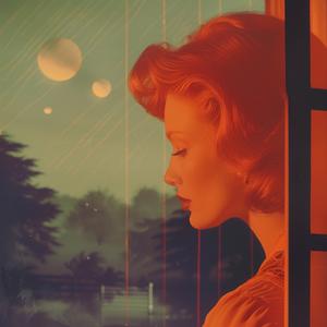 woman  window  moon  contemplative  portrait  artwork  dreamy  night  reflection  unique 1063497