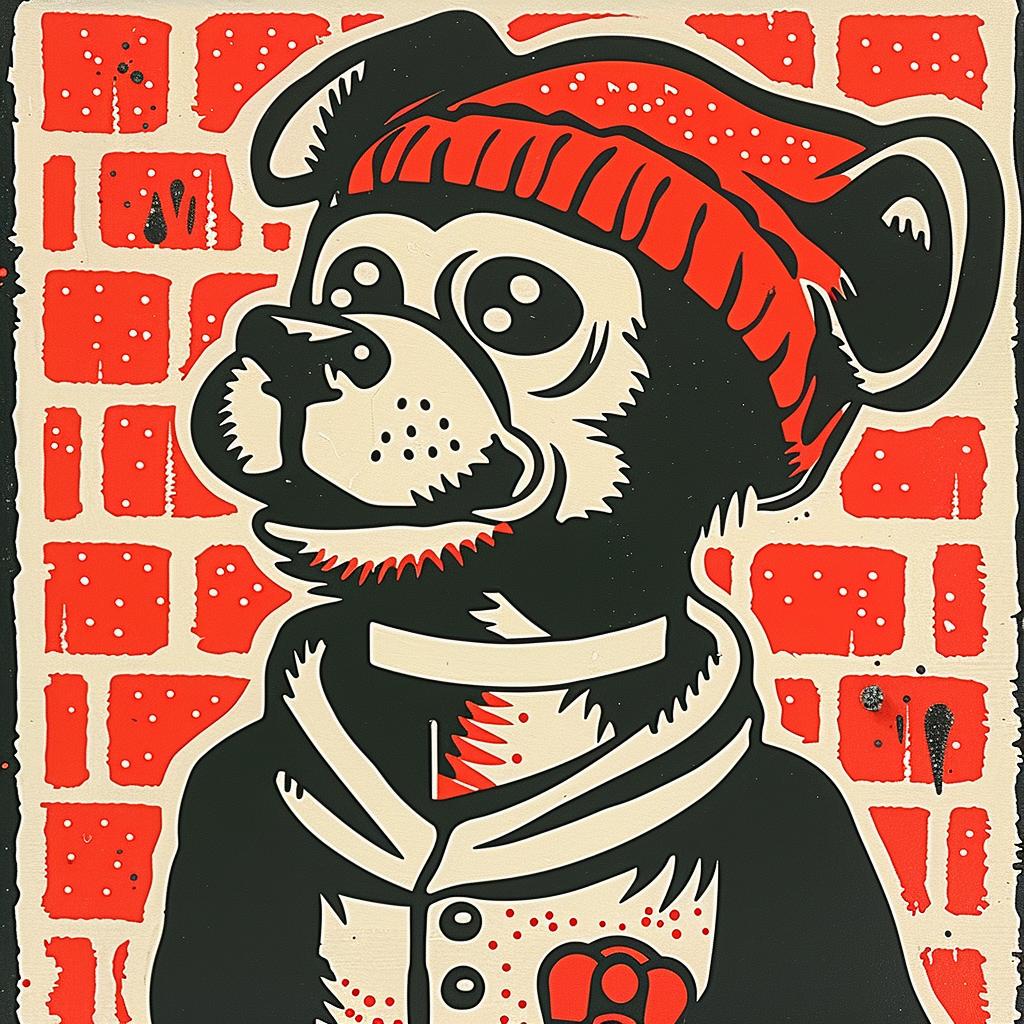 dog  hat  jacket  streetwise  minimal  poster  culture  aggressive  urban  anthropomorphic 958172