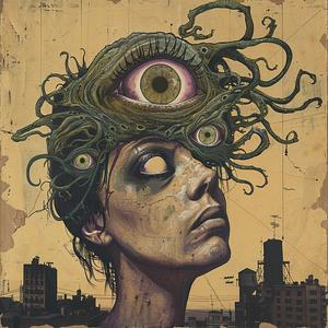 woman  tentacles  eye  surreal  symbolic  creative  artistic  whimsical  fantastical  dreamlike 1079255