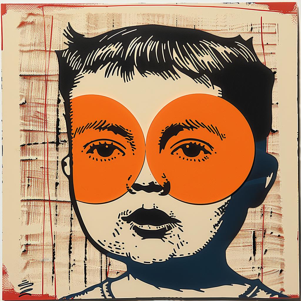boy  face  orange  abstract  art  colorful  expression  playful  portrait  surreal 966669