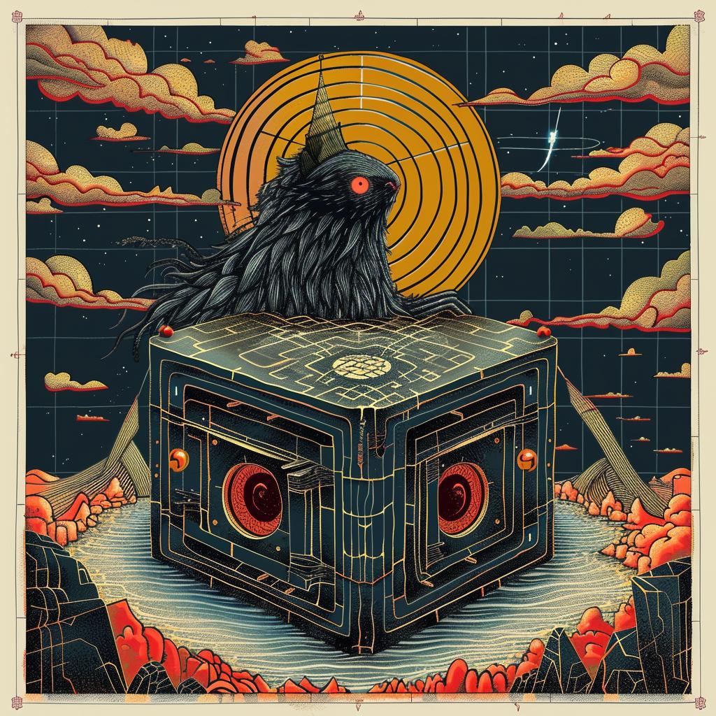 surreal  album  cover  axonometric  colorful  fantasy  art  music  creative  dreamlike 973794