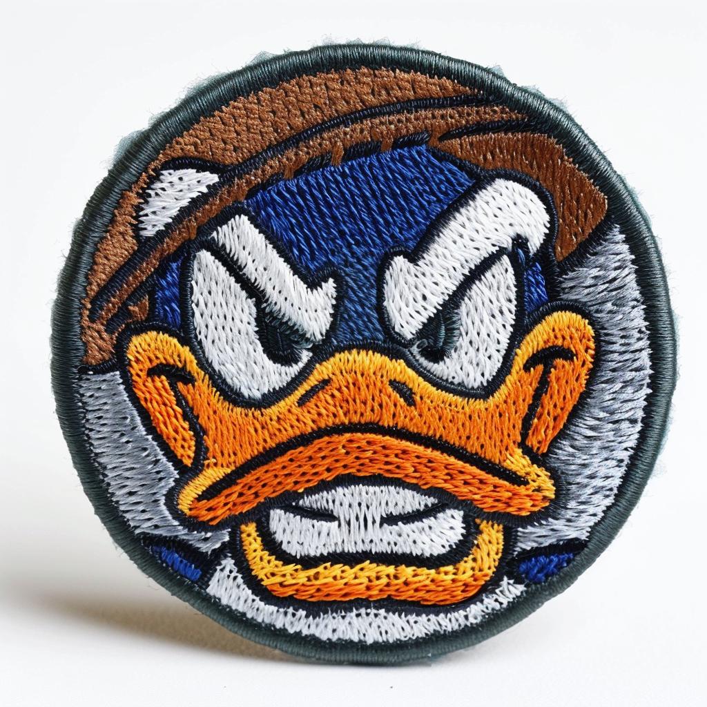 patch  duck  angry  chenille  streetwear  contrast  embroidered  minimal  colors  culture 954836