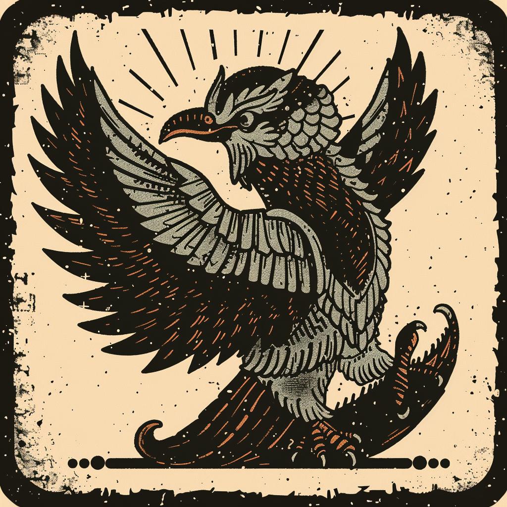 heraldry  eagle  wings  background  vintage  art  bold  symbolism  dynamic  noble 932004