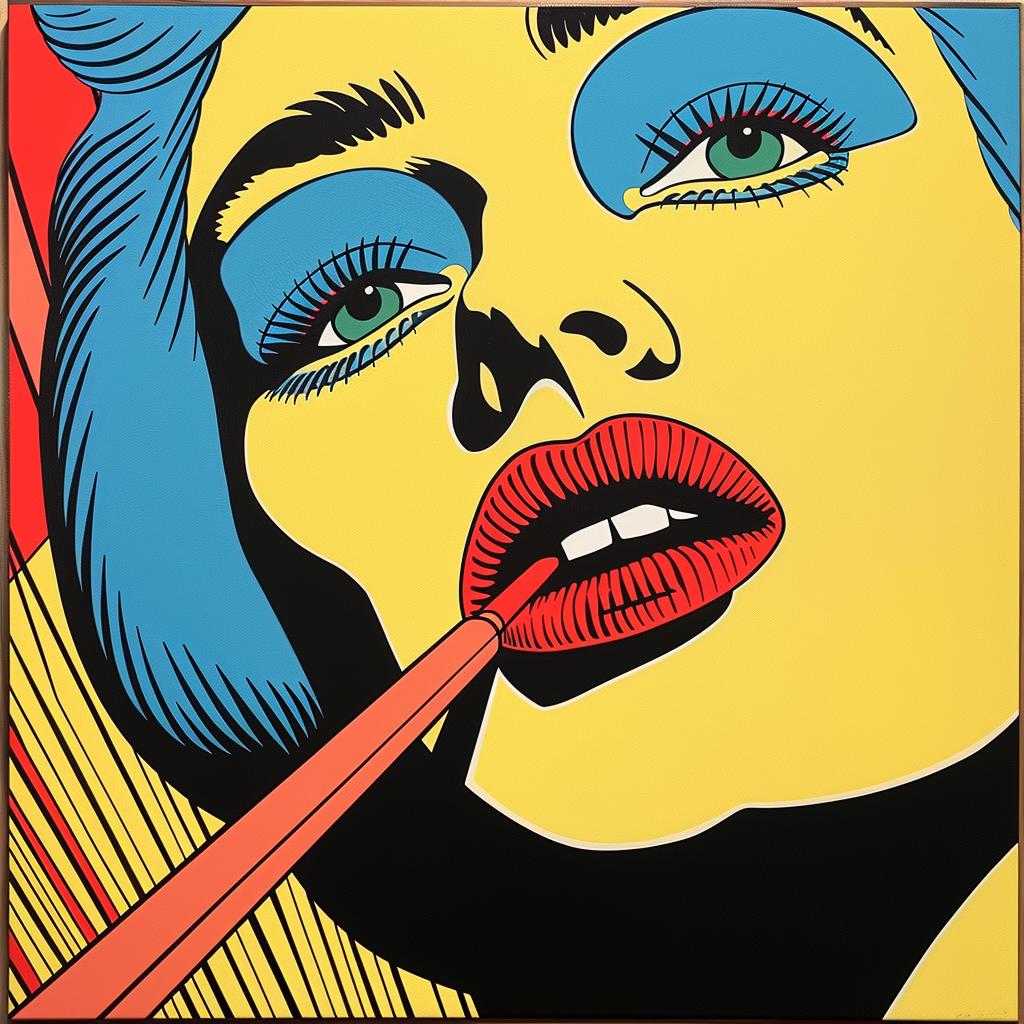 chromolithography  photograph  collage  Rodchenko  Kandinsky  pop  art  woman  cigarette  mouth 1023047