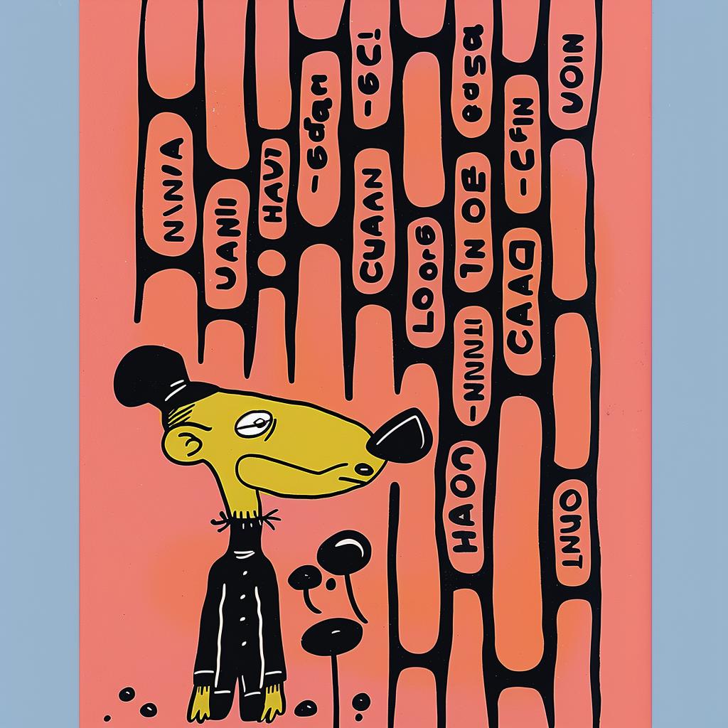 dog  cartoon  sign  humor  personification  whimsical  illustration  Joan Cornella  comic  character 950858