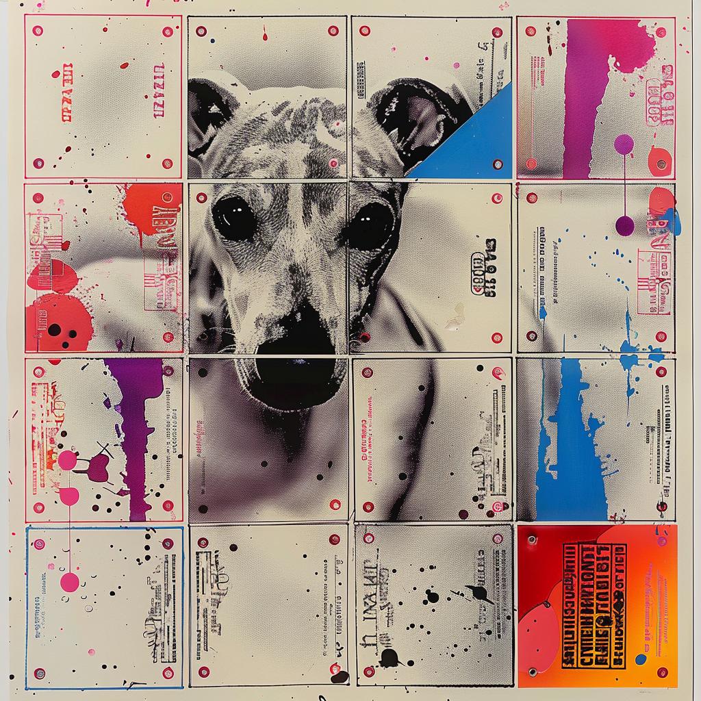 dog  poster  colorful  artwork  illustration  graphic  animal  style  vivid  playful 1015551