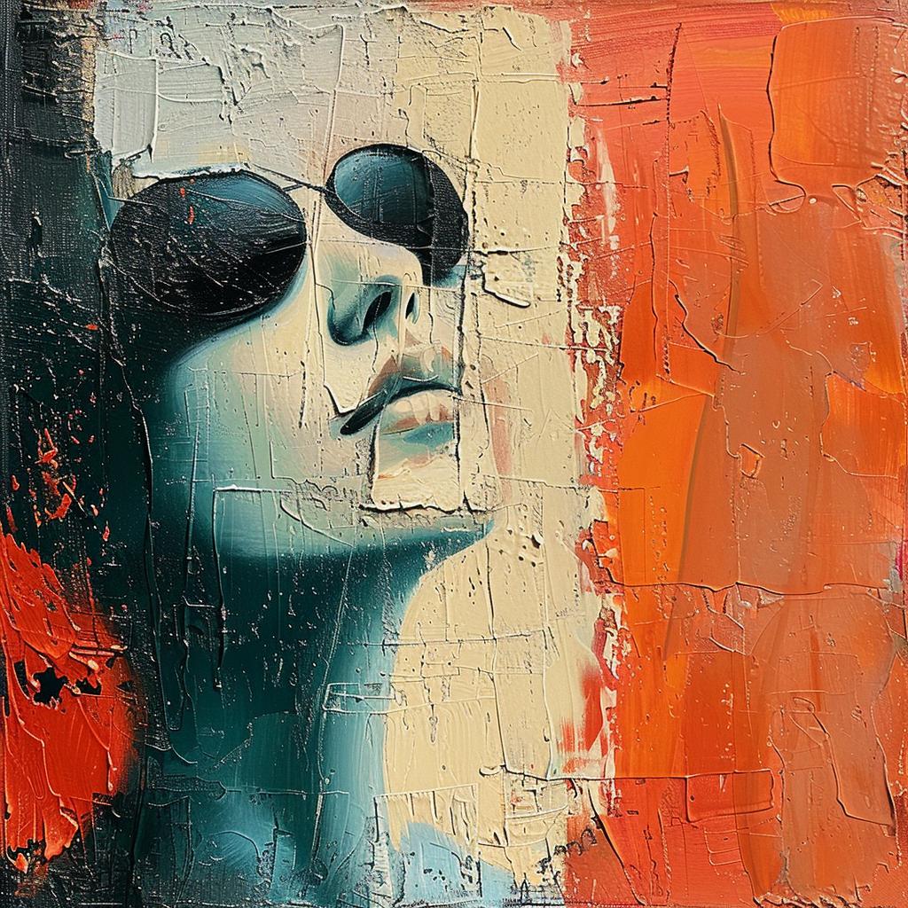 portrait  woman  sunglasses  teal  orange  painting  stylized  beautiful  fashion  art 963764