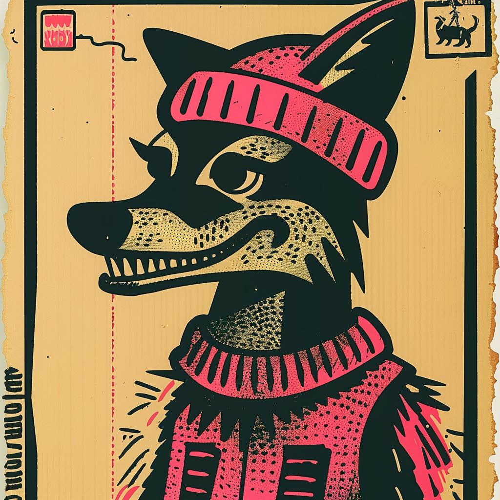 dog  poster  aggressive  streetwise  hat  scarf  minimal  animal  urban  culture 957723