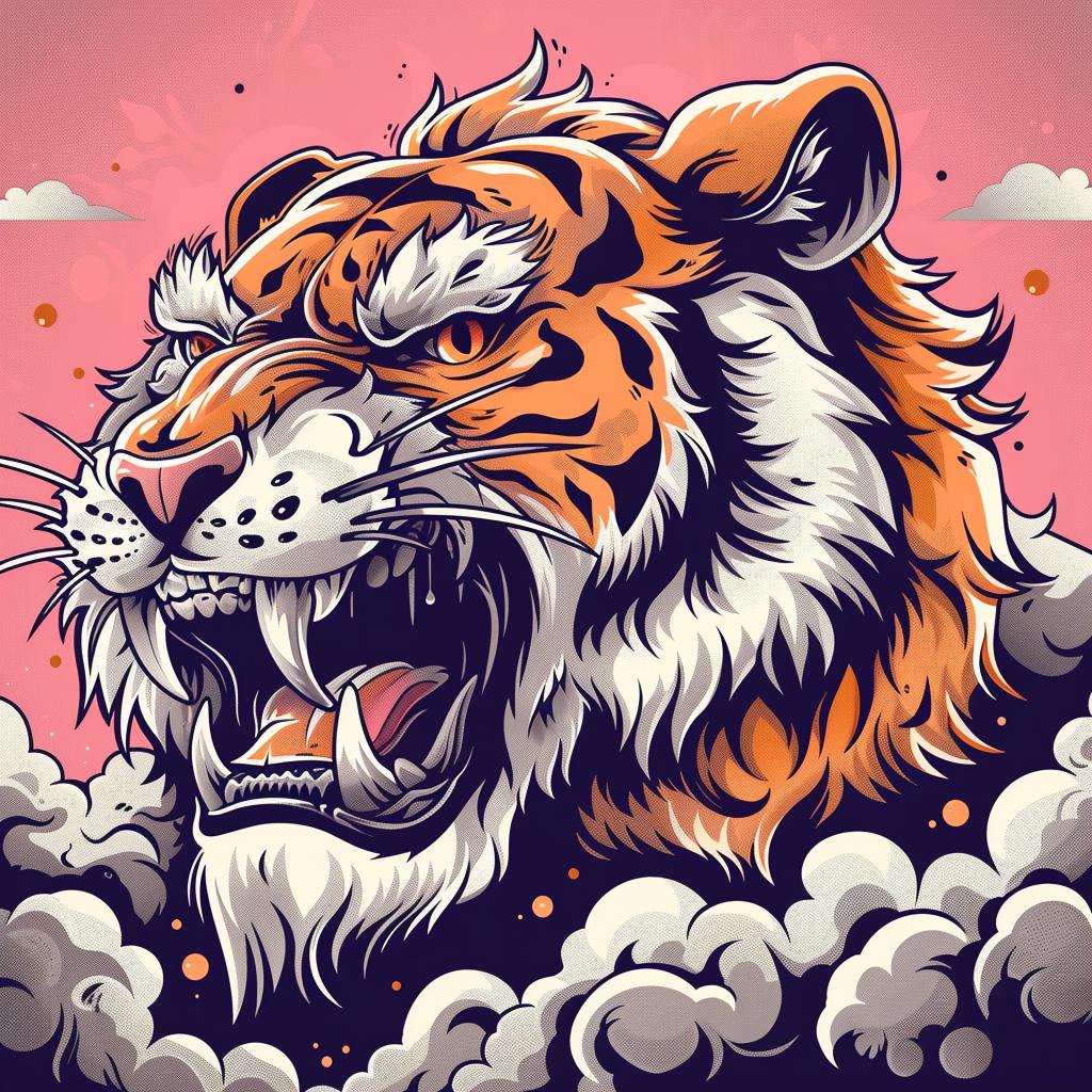 todd  mcfarlane  terrifying  mythical  tiger  creature  ferocious  art  illustration  two-headed 930976