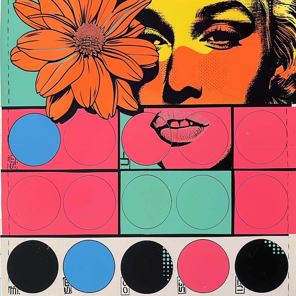 impressionism  collage  Marilyn  Monroe  flower  graphic  design  Rauschenberg  Shepard  Fairey 968088