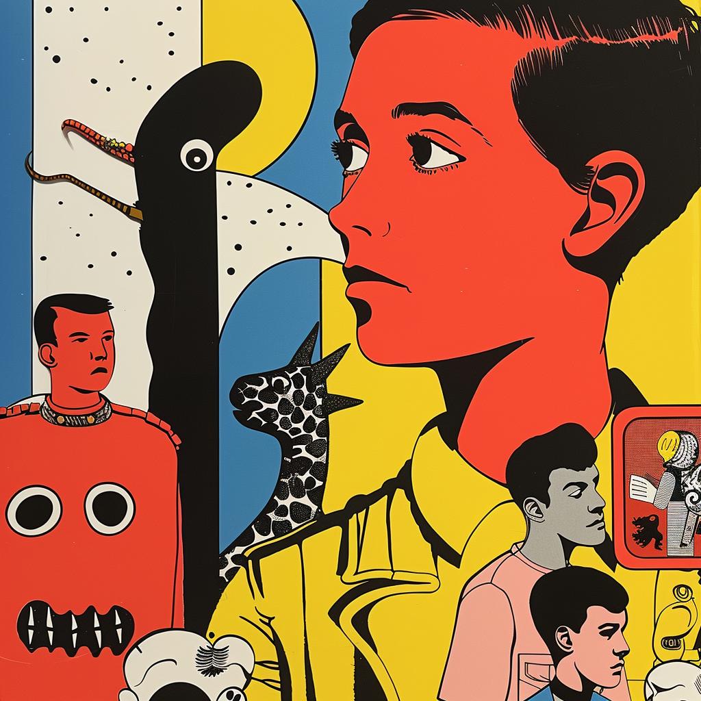 surreal  album  cover  people  poster  communication  man  woman  modern  art 1021313