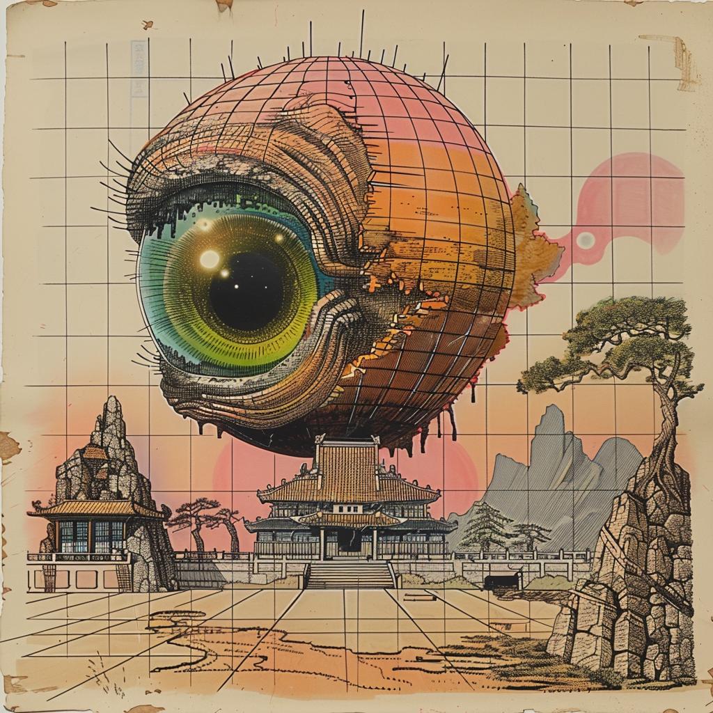 eye  drawing  large  Japanese  horror  illustration  1997  art  visual  surreal 1036350
