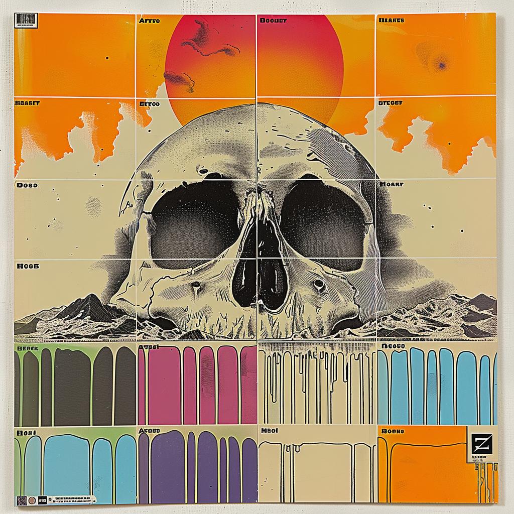poster  skull  sun  graphic  colorful  design  illustration  abstract  artwork  elements 1015605