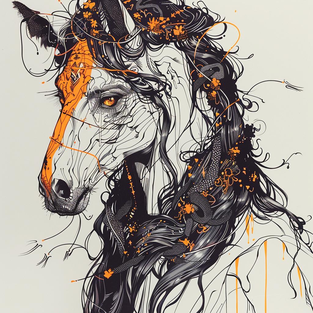 mythical  creature  hybrid  horse  long  hair  fantastical  unique  animal  fantasy 952955