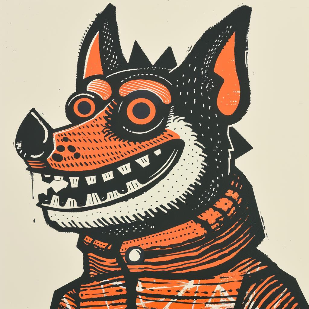 dog  streetwear  animal  aggressive  orange  jacket  urban  minimal  poster  fashion 957756