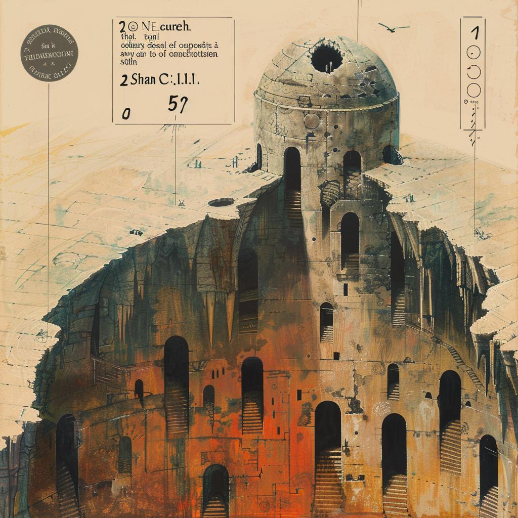 painting  castle  tower  spiritual  occult  naturalistic  view  axonometrics  canvas  art 974878